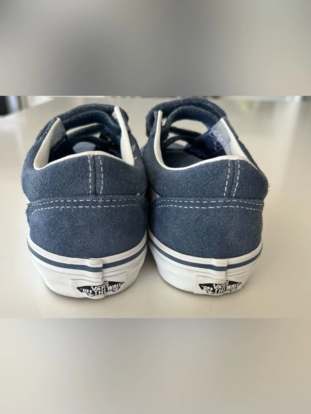 Vans Old Skool Kids V Suede Vintage/Indigo Sz:3